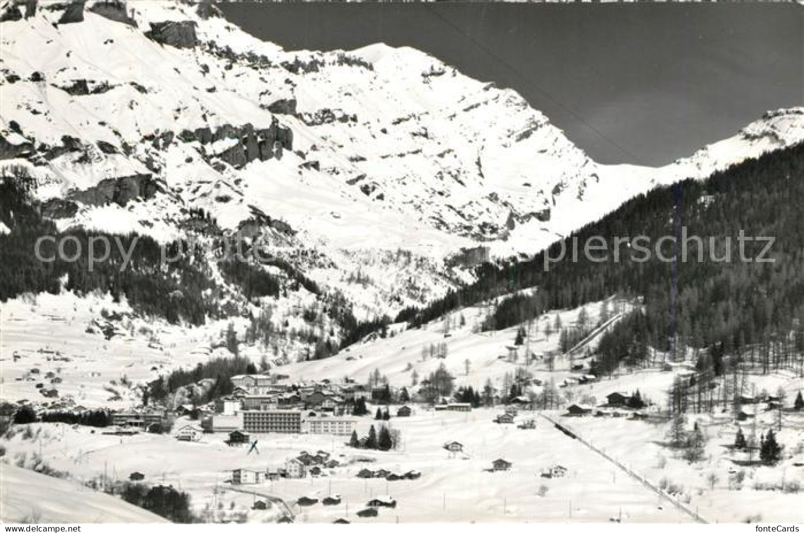 13191870 Leukerbad Balmhorn Gitzifurgge Winterpanorama Leukerbad - Autres & Non Classés