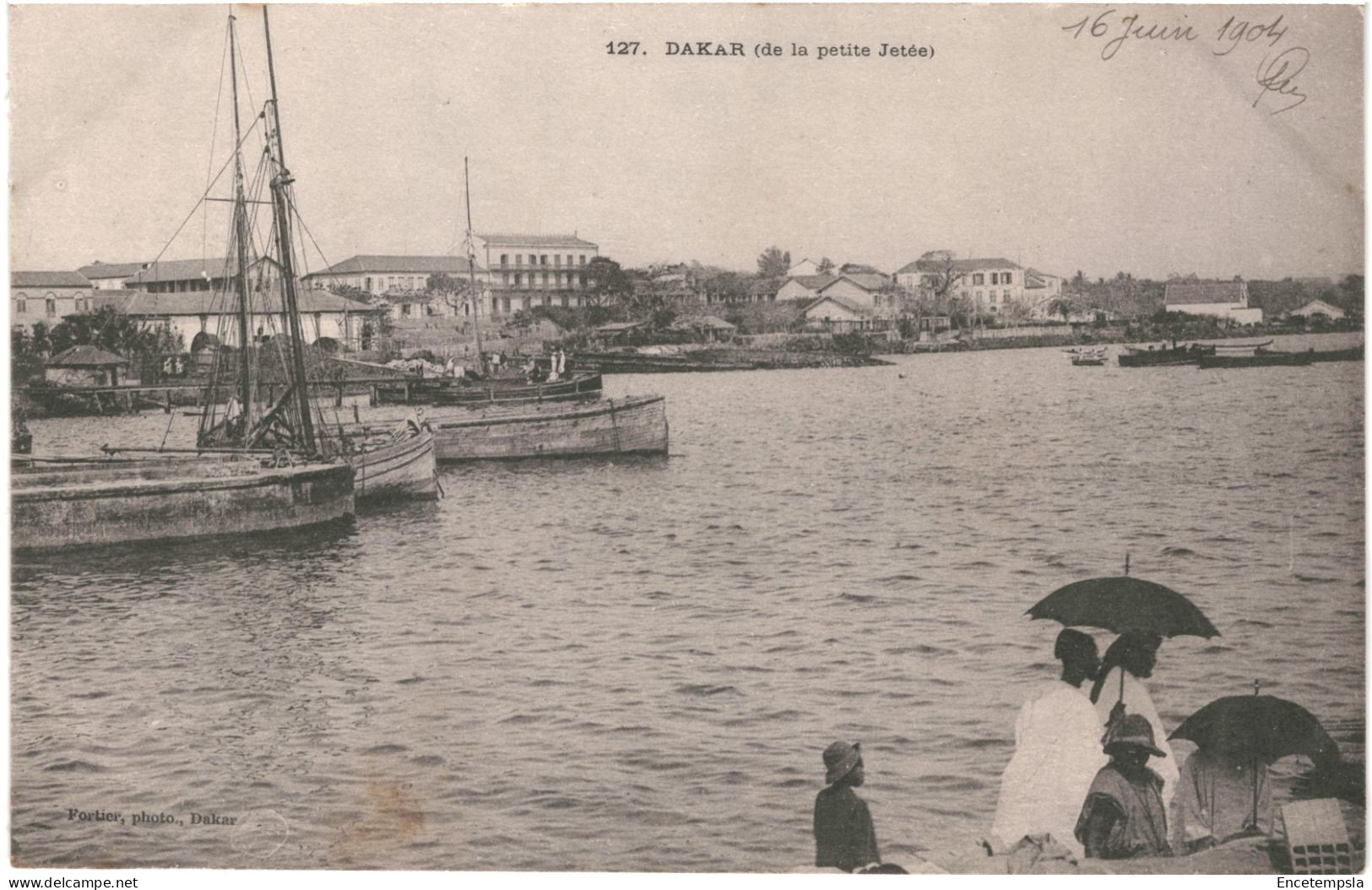 CPA Carte Postale Sénégal Dakar De La Petite Jetée 1904 VM80085ok - Sénégal