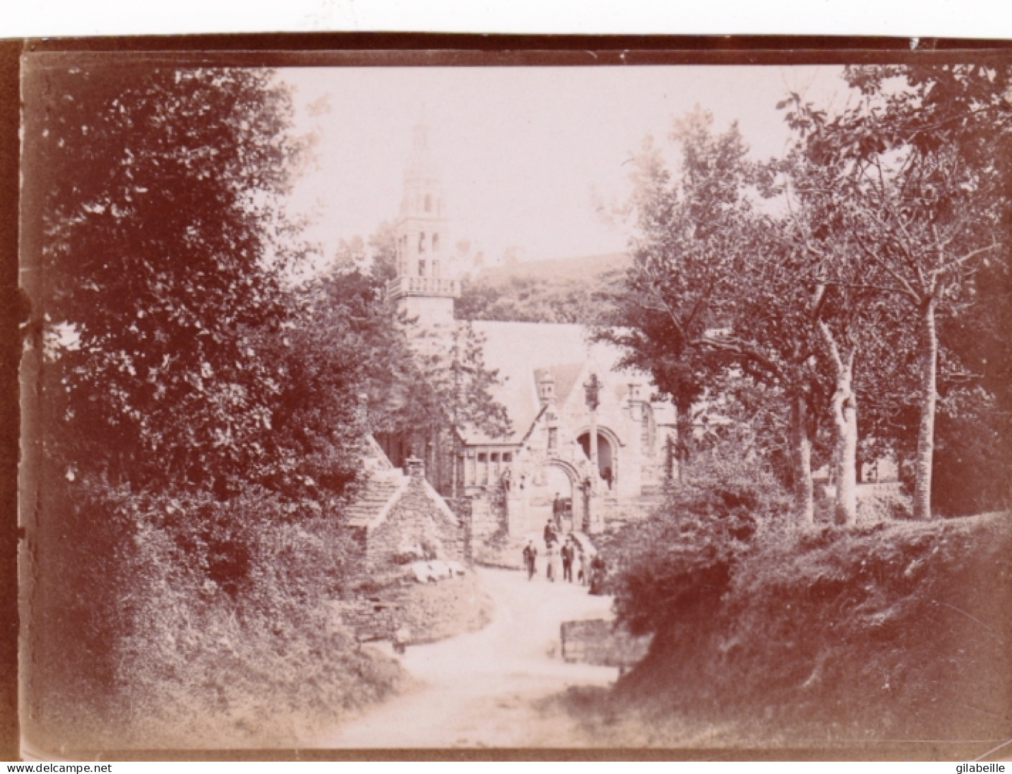 Photo Originale - CHATEAULIN - Année 1889 - Chapelle Notre Dame - Lugares