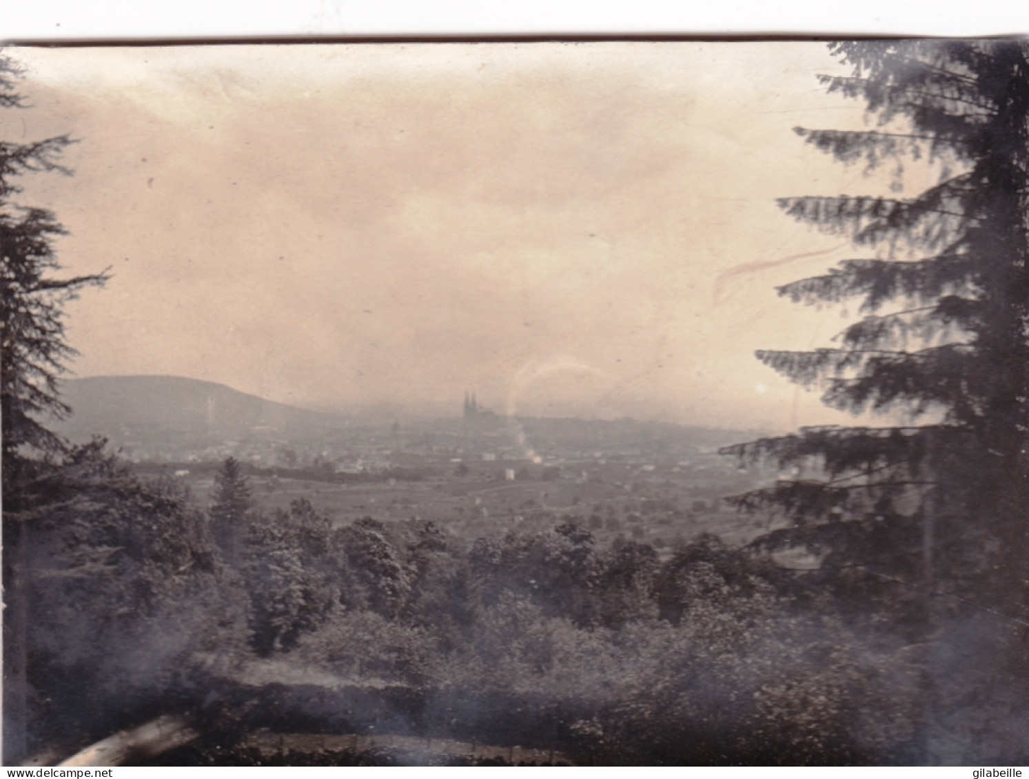 Photo Originale - Année 1908 -  CLERMONT FERRAND ( Puy De Dome )  - Vue Du Parc Bargouin - Lugares