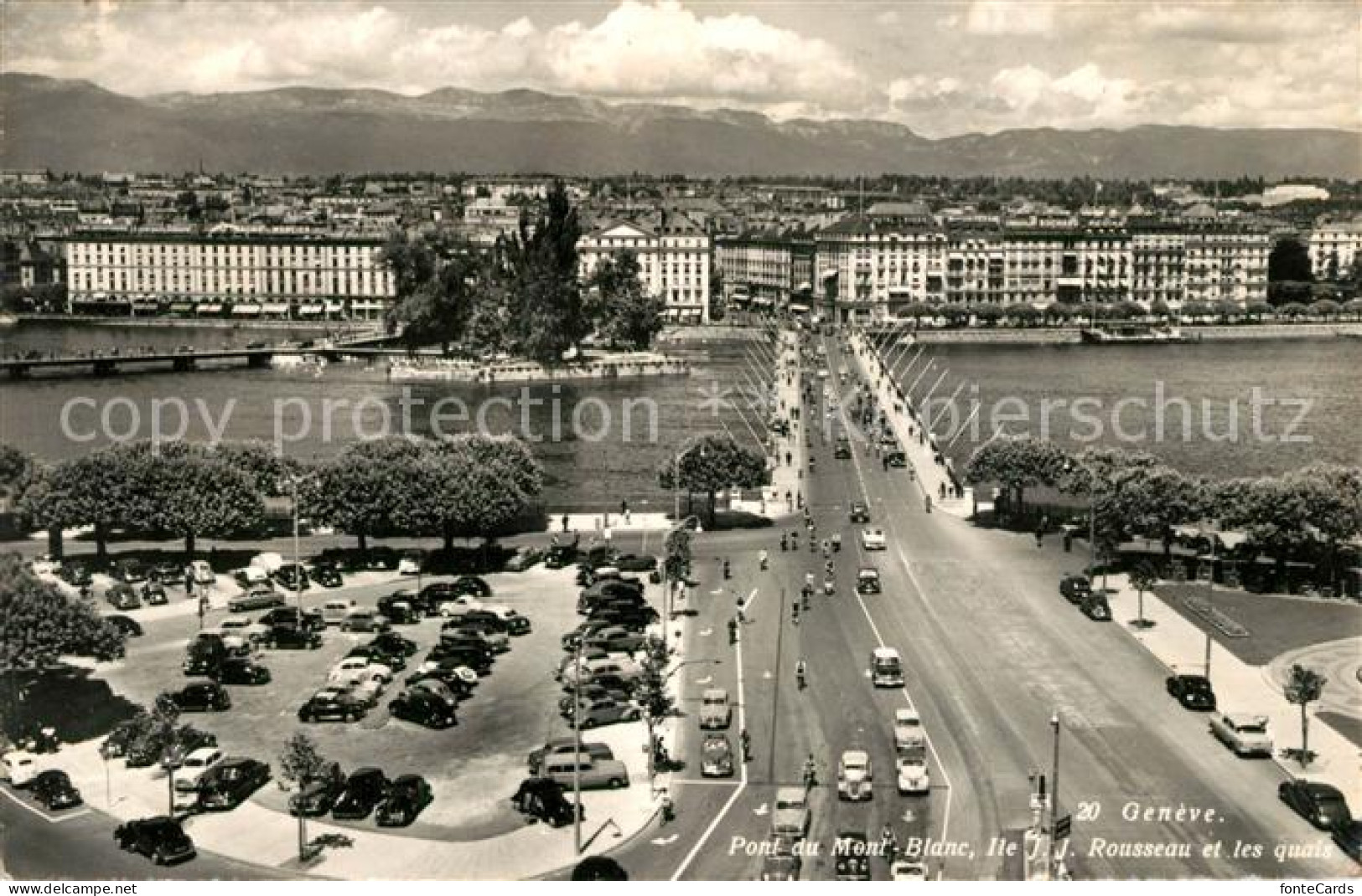 13191832 Geneve GE Pont Mont Blanc Insel Geneve GE - Andere & Zonder Classificatie