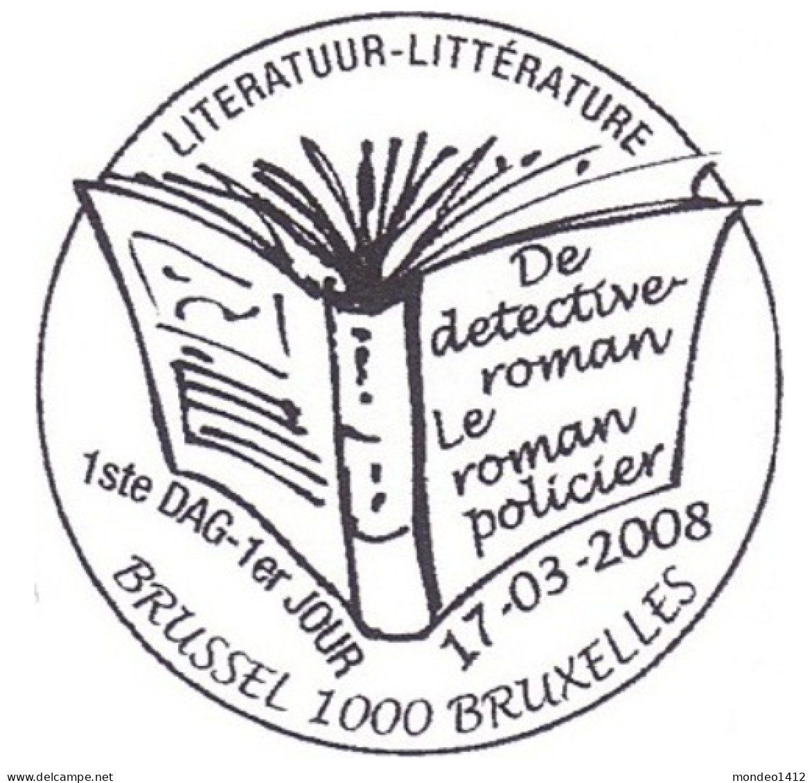 België OBP 3764/3765 - Literatuur Roman - Usados