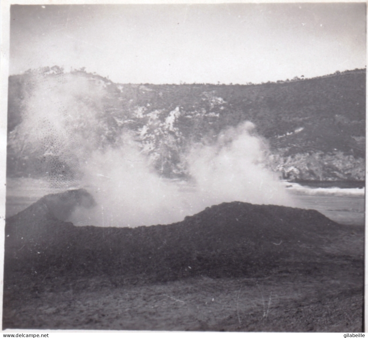 Photo Originale - Année 1930 - NAPOLI - NAPLES - Volcan Solfatare En Eruption - Places