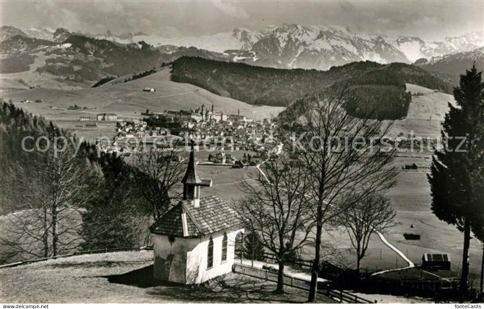 13191801 Einsiedeln SZ Kapelle Kloster Panorama Einsiedeln SZ - Sonstige & Ohne Zuordnung