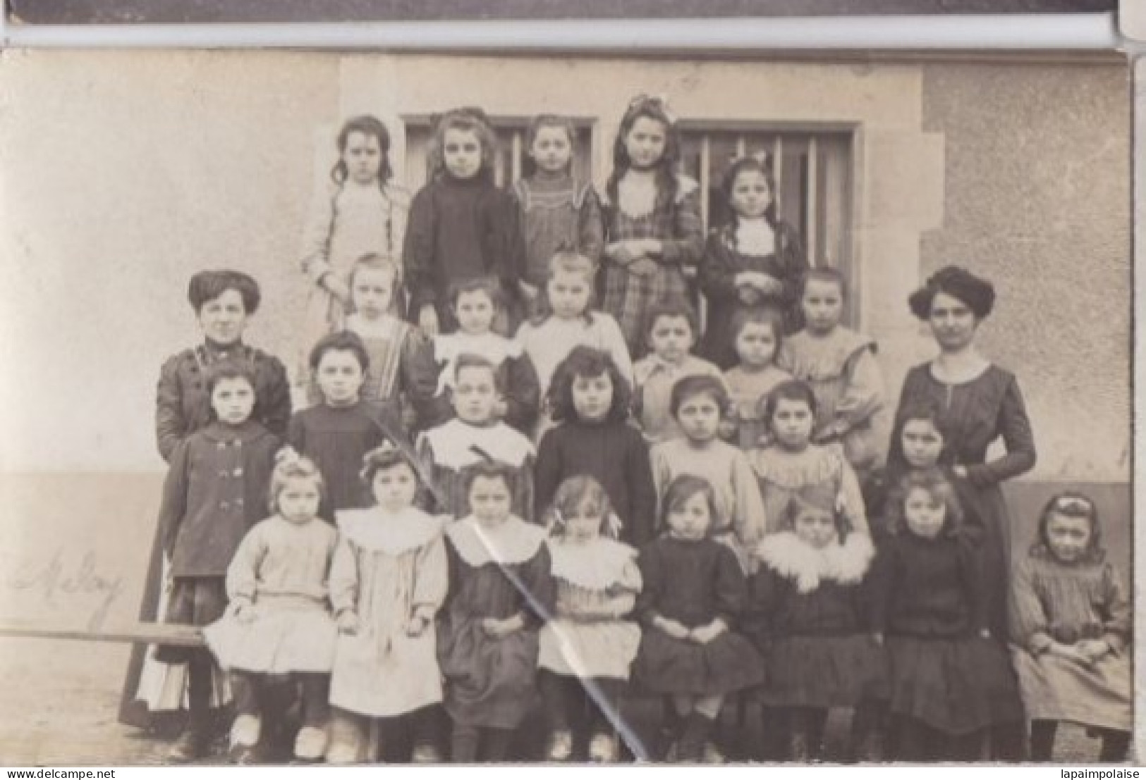 Carte Photo Saône Et Loire PARAY Le MONIAL Photo De Classe Ou Ecole Souvenirs Scolaire Réf 29878 - Identified Persons