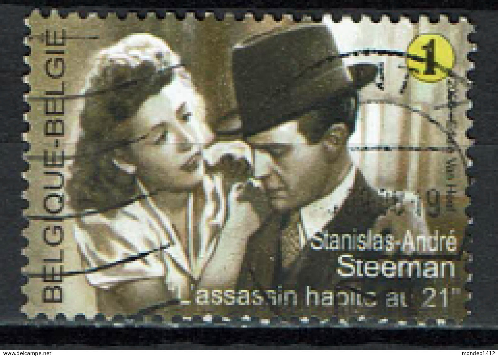 België OBP 3764 - Literatuur, Stanislas-André Steeman, L'assassin Habite Au 21 - Used Stamps