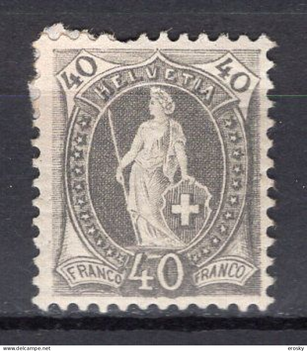 T3278 - SUISSE SWITZERLAND Yv N°75 * - Unused Stamps