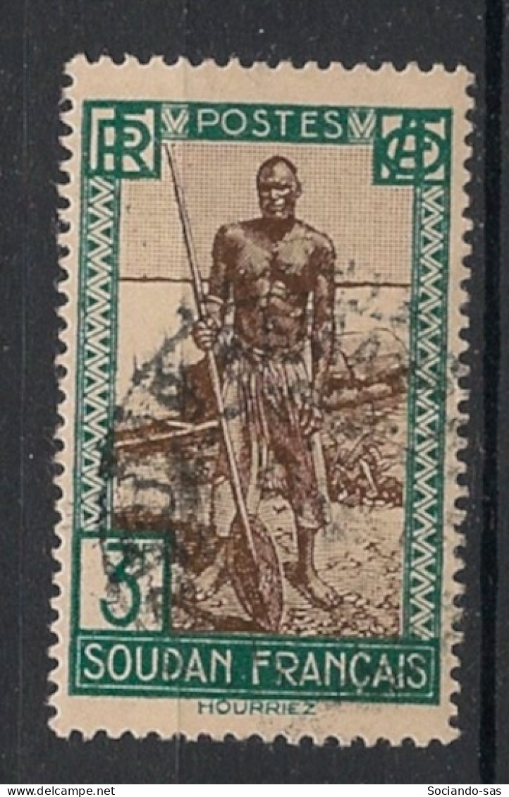 SOUDAN - 1931-38 - N°YT. 85 - Batelier 3f - Oblitéré / Used - Usati