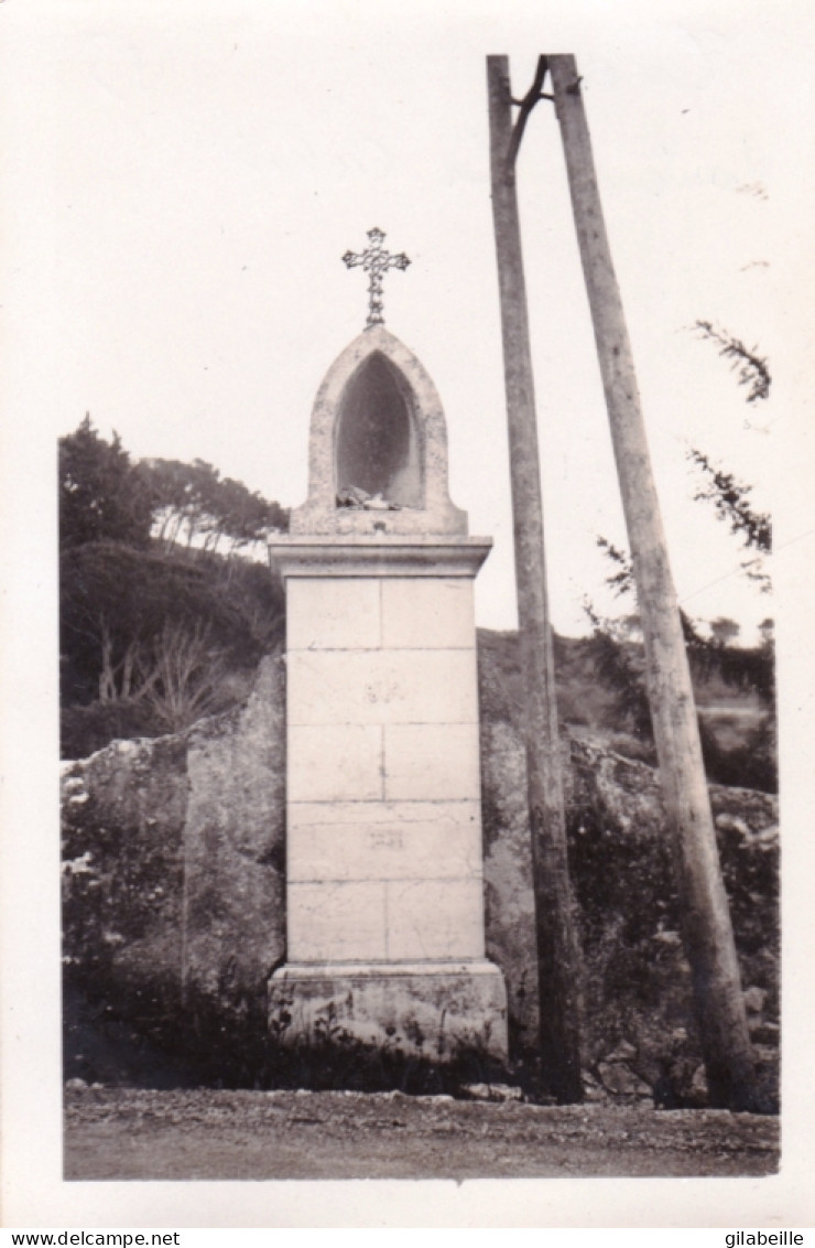 Photo Originale - Religion -  Oratoire - Petite Chapelle  - CASSIS ( Bouches Du Rhone )- Route De La Ciotat - Rare - Plaatsen