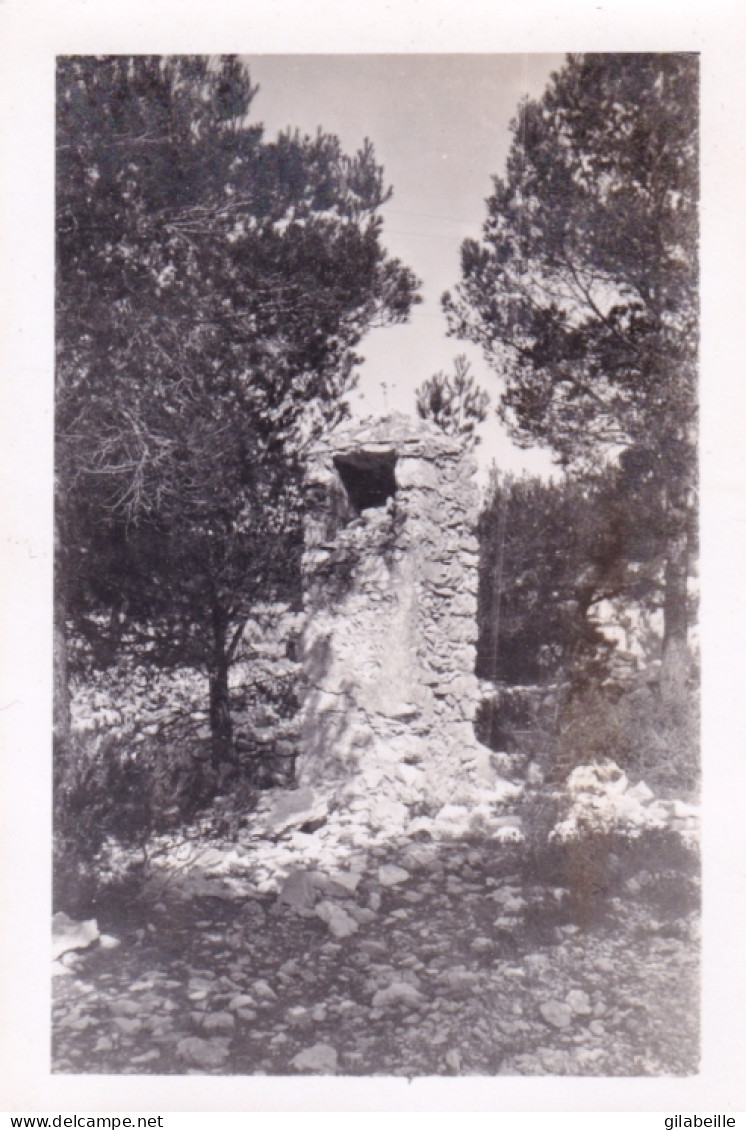 Photo Originale - Religion -  Oratoire - Petite Chapelle  - CASSIS ( Bouches Du Rhone )- Chemin De Port Miou - Rare - Places