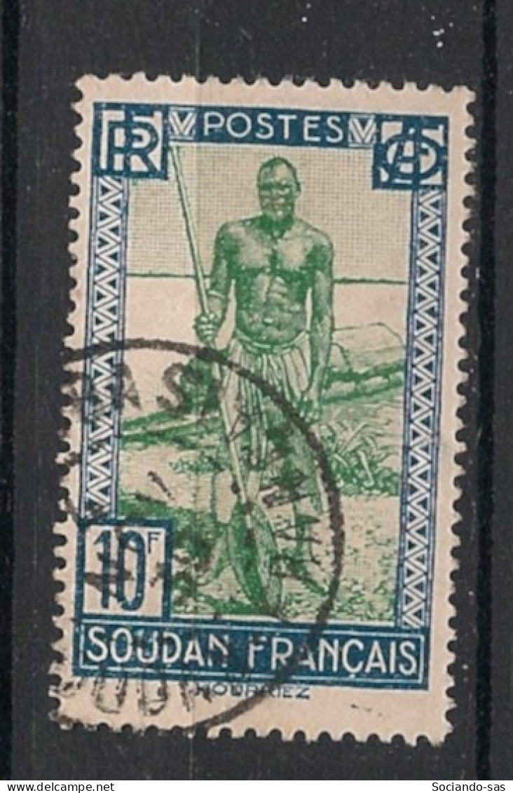 SOUDAN - 1931-38 - N°YT. 87 - Batelier 10f - Oblitéré / Used - Used Stamps