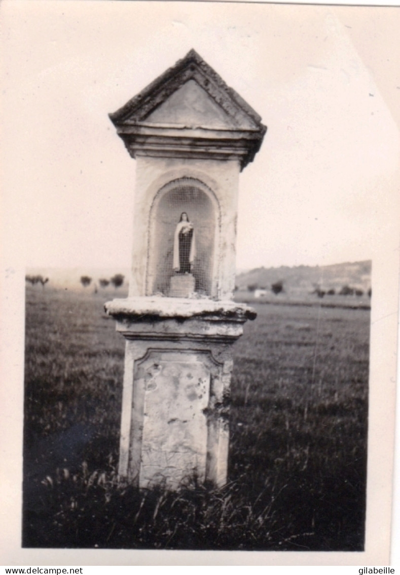 Photo Originale - Religion - Oratoire - Petite Chapelle- Route De AIX En PROVENCE A BOMPART( Bouches Du Rhone  ) Rare - Places