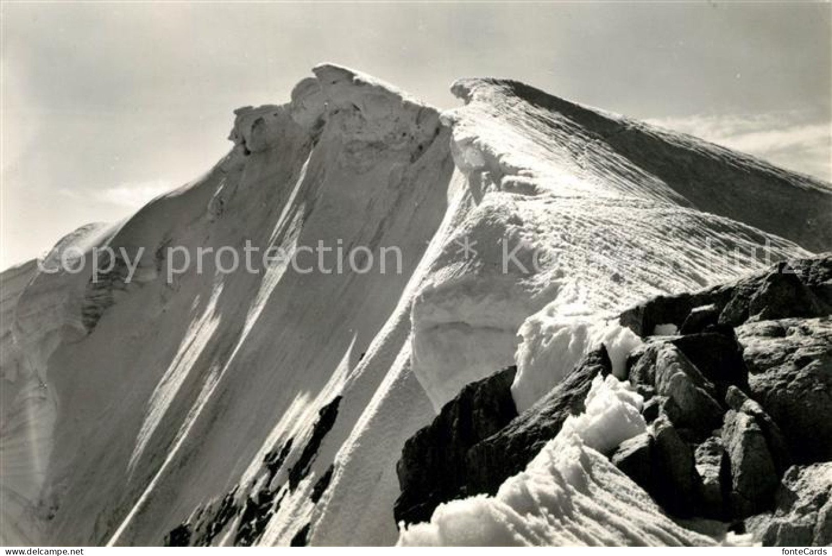 13191400 Mont Blanc De Cheilon Gipfelgrat Schneewaechte Mont Blanc De Cheilon - Autres & Non Classés