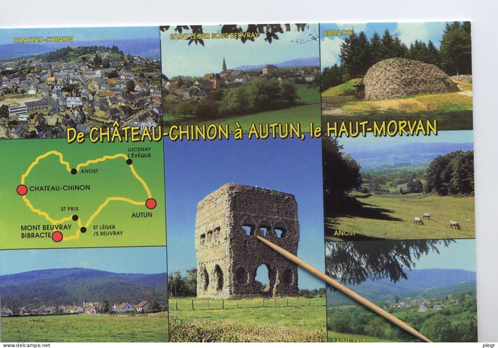 0-58000 02 02-14 - PROMENADE ENTRE CHÂTEAU-CHINON ET AUTUN - (ST LEGER, BIBRACTE, ANOST, LUCENAY, ST PRIX, ...) - Chateau Chinon