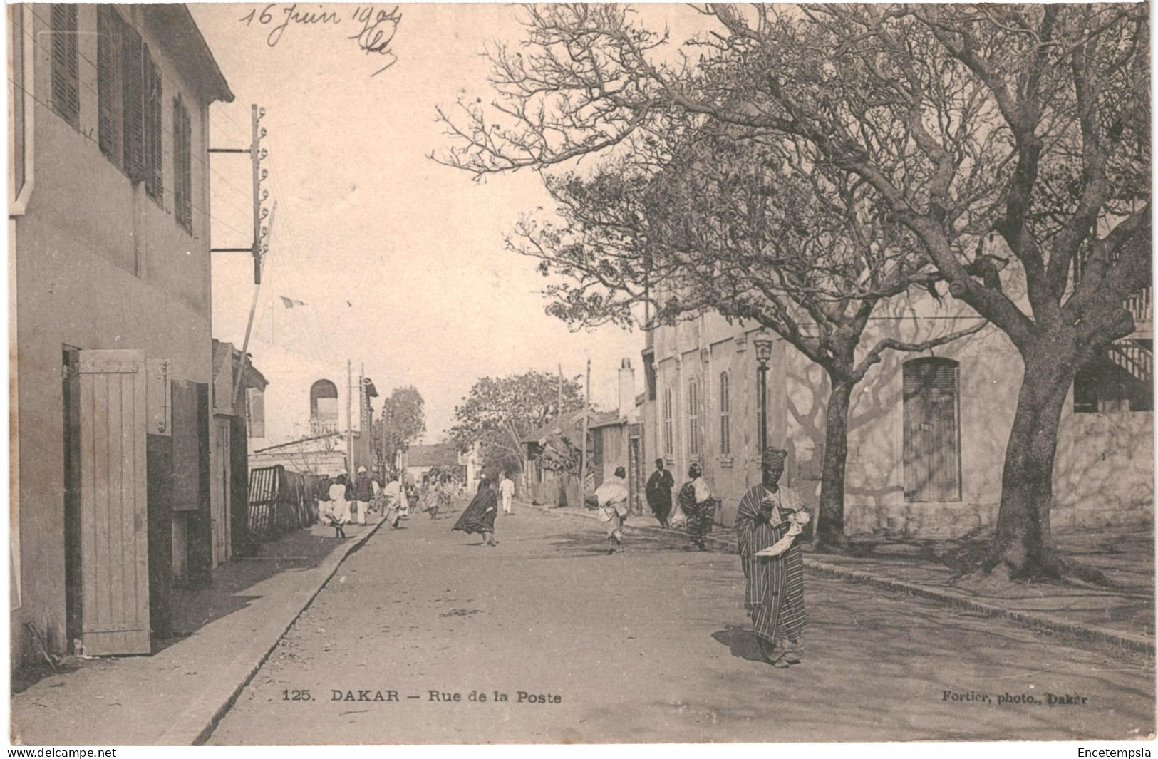 CPA Carte Postale Sénégal Dakar Rue De La Poste 1904 VM80086ok - Senegal