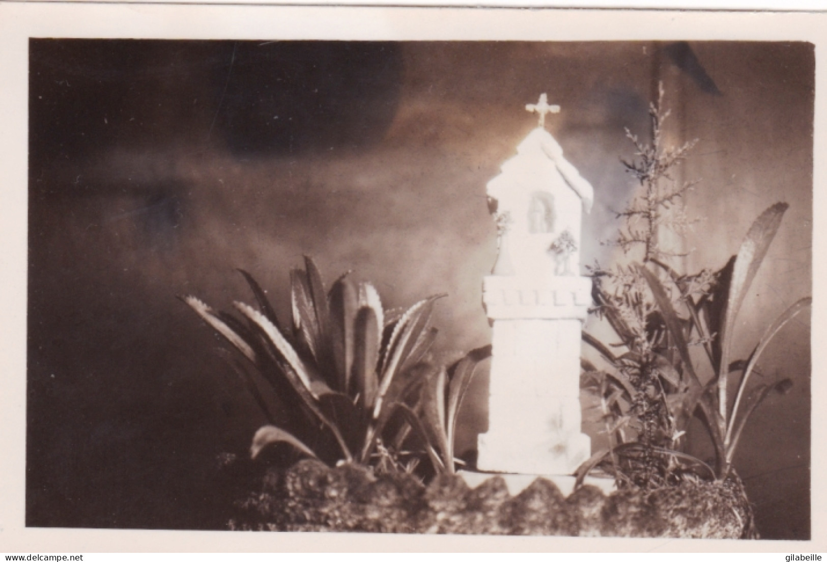 Photo Originale -religion - Oratoire - Petite Chapelle - Commune D'ALLAUCH  (bouches Du Rhone )  - Rare - Orte