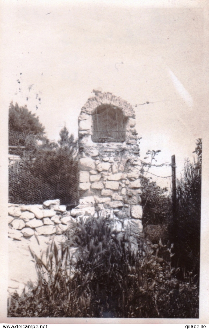 Photo Originale -religion - Oratoire - Petite Chapelle - ALLAUCH  (bouches Du Rhone ) Notre Dame Du Chateau - Rare - Lieux