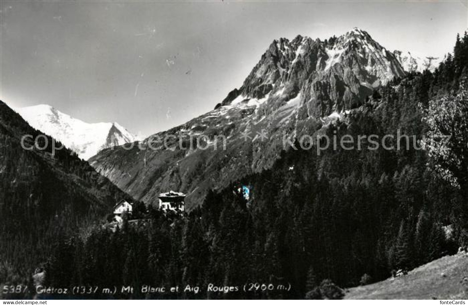 13191352 Gietroz Mont Blanc Aig Rouges Gietroz - Autres & Non Classés