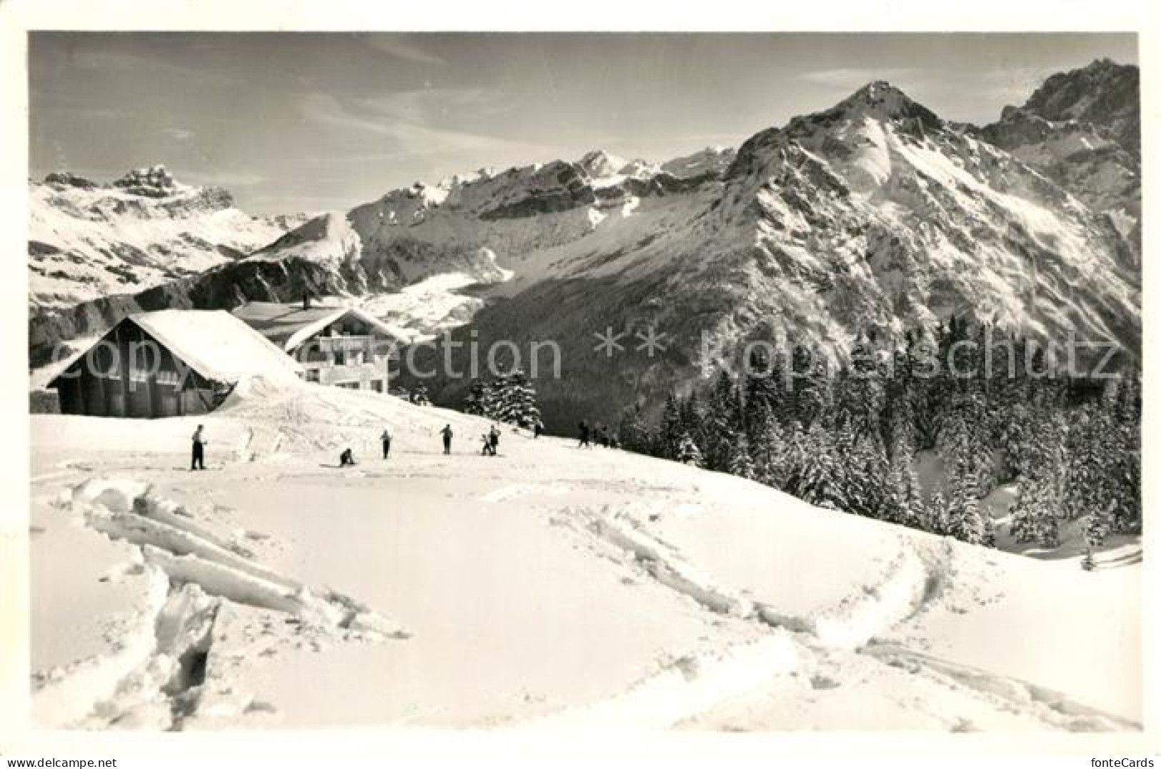 13191348 Brusti Attinghausen Gasthaus Seilbahnstation Winter Brusti Attinghausen - Autres & Non Classés