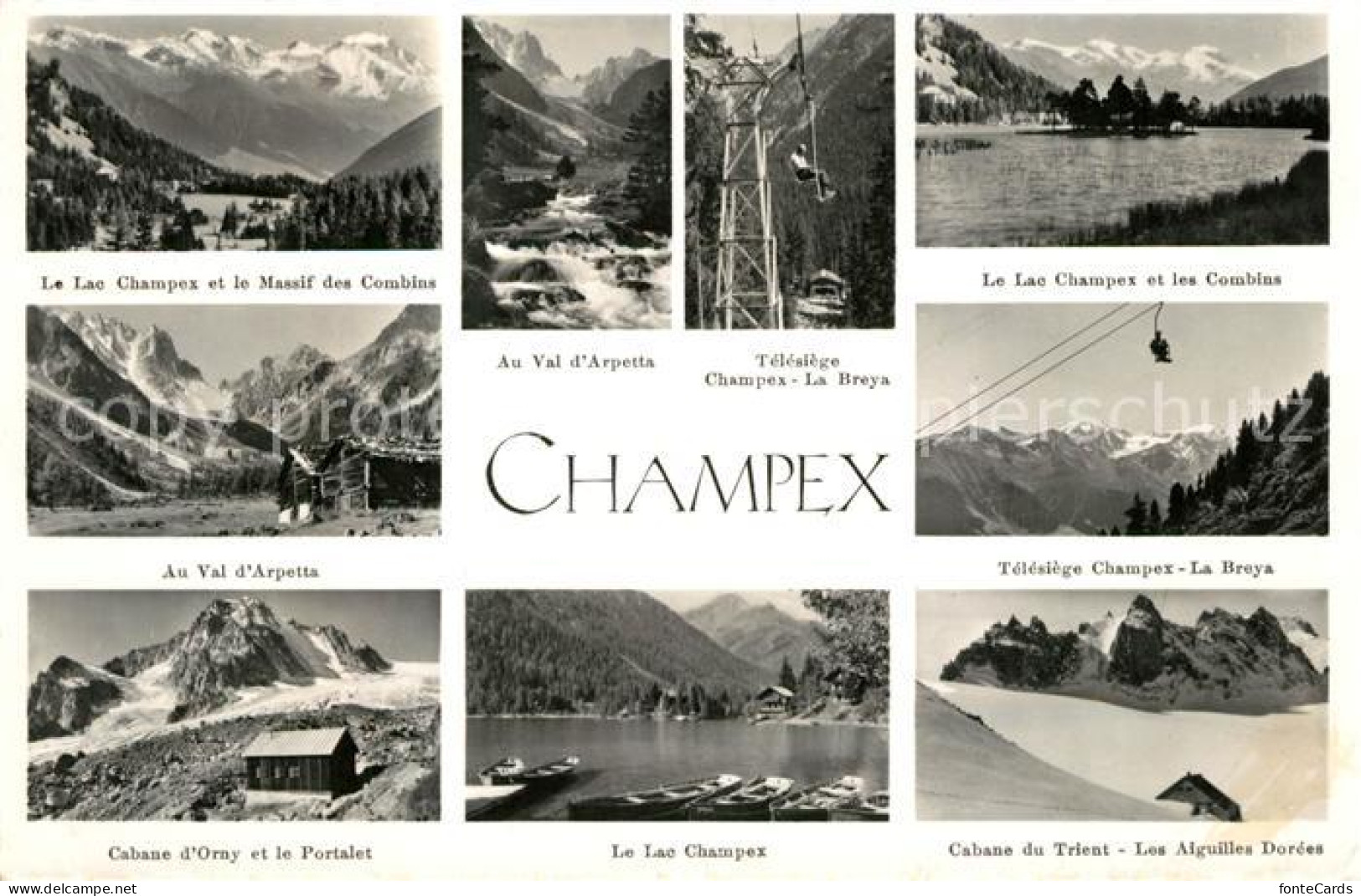 13191322 Champex-Lac Massif Des Combins Lac Champex  Champex-Lac - Autres & Non Classés