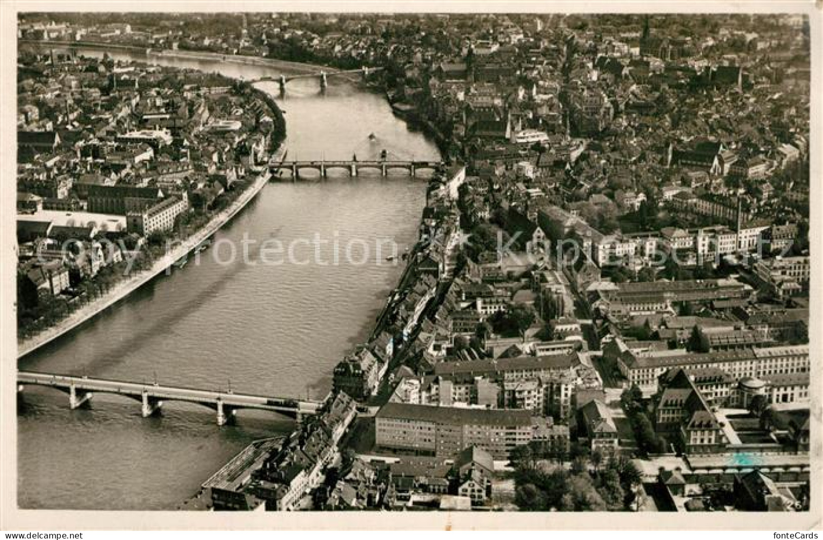 13191313 Basel BS Fliegeraufnahme Die Drei Rheinbruecken Basel BS - Sonstige & Ohne Zuordnung