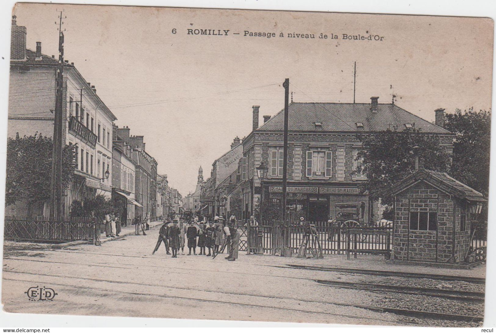 AUBE - 6 - ROMILLY - Passage à Niveau De La Boule D'Or - Romilly-sur-Seine