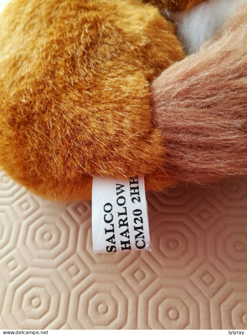 Renard Peluche Roux 17 Cm Marque Salco Harlow - Peluche