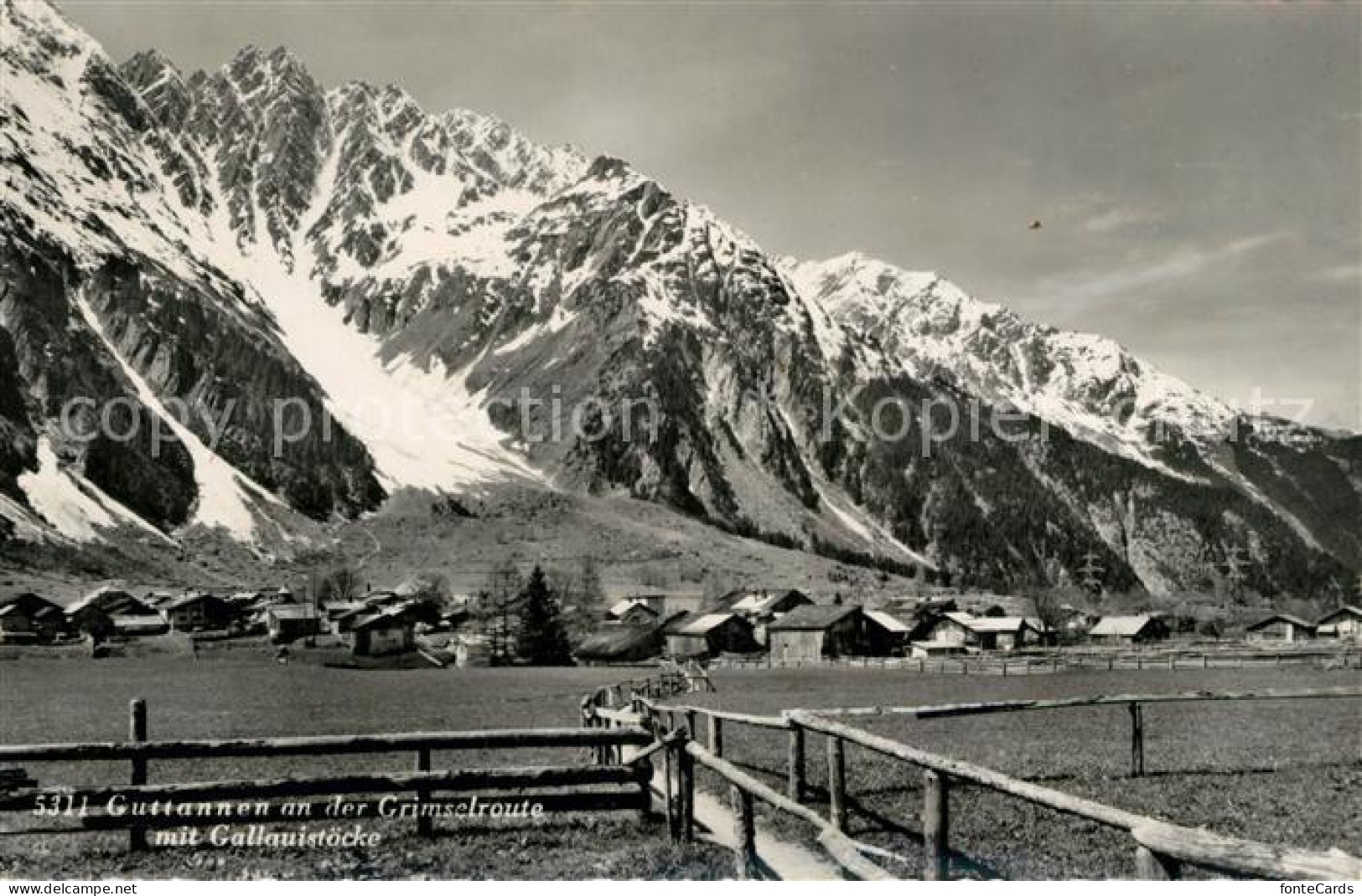 13190682 Guttannen An Der Grimselroute Mit Gallauistoecke Guttannen - Autres & Non Classés