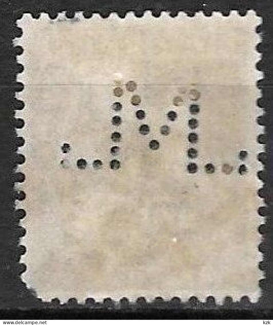 1021	N°	298	Perforé	-	M 7	-	SOCIETE DES MINES DE LENS - Used Stamps