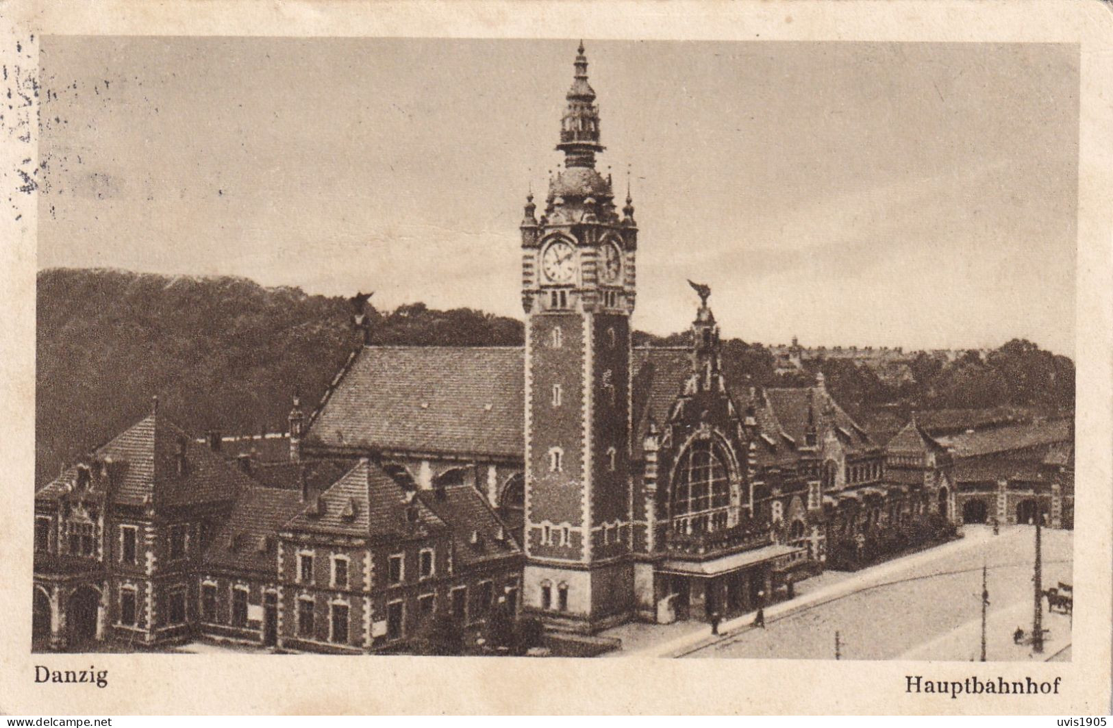 Danzig.Hauptbahnhof. - Pologne