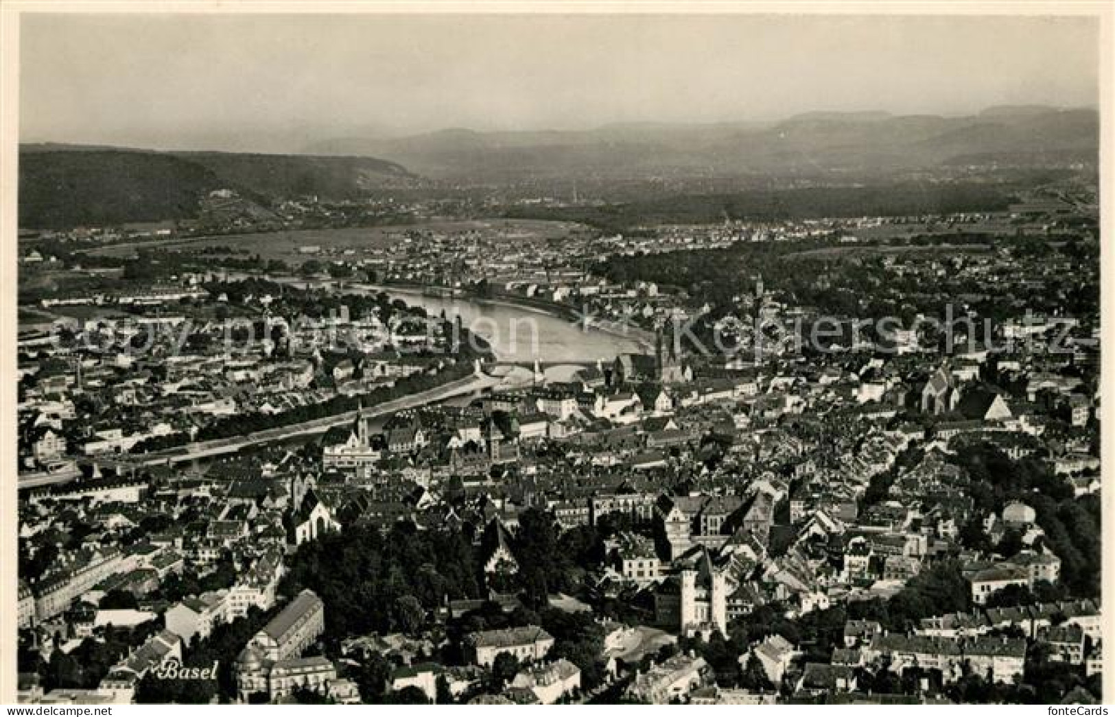 13190673 Basel BS Fliegeraufnahme Basel BS - Sonstige & Ohne Zuordnung