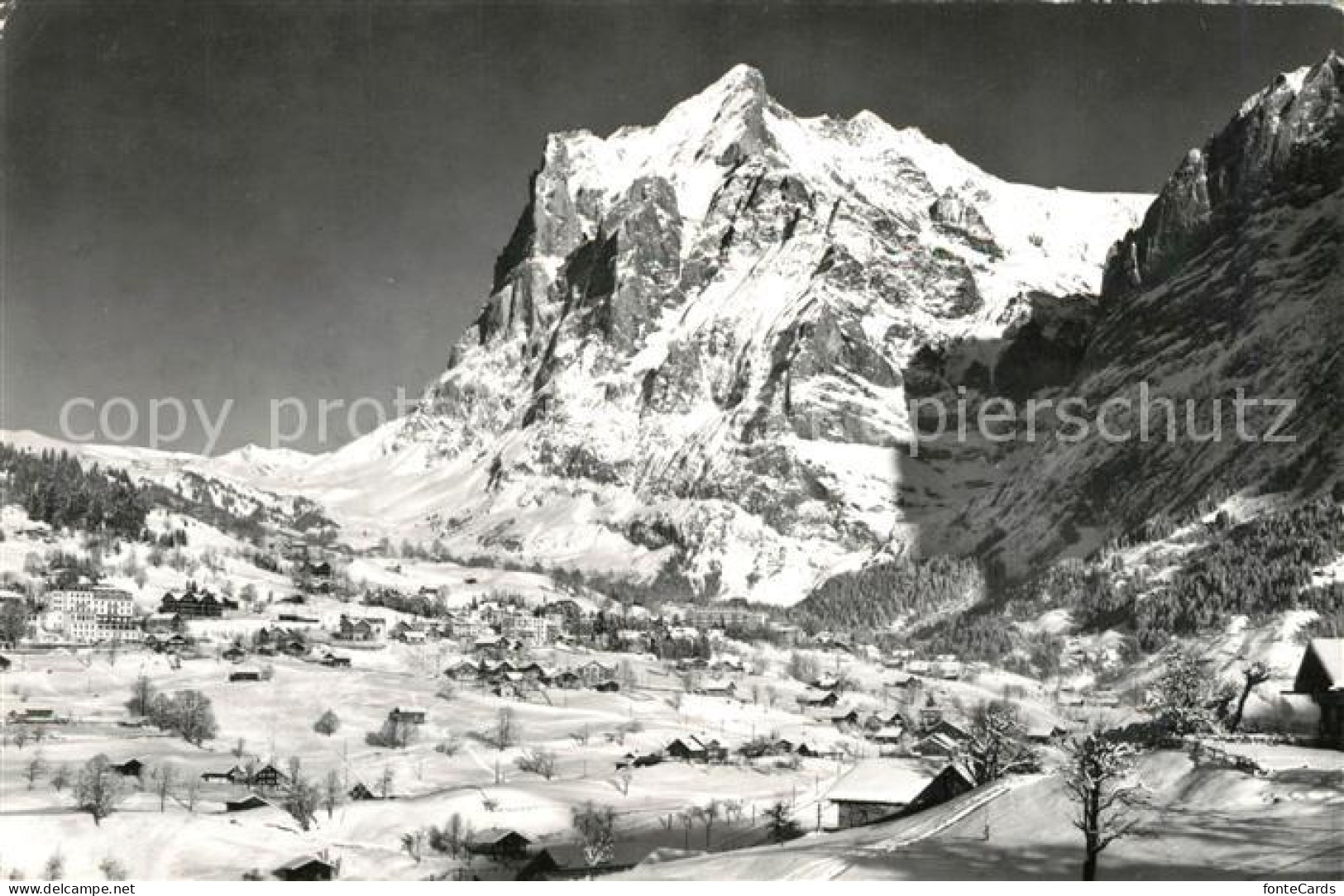 13190564 Grindelwald Mit Wetterhorn Grindelwald - Autres & Non Classés