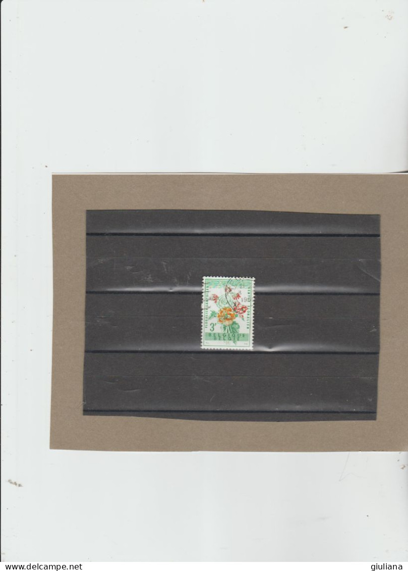 Belgio 1960 - (UN) 1123  Used "Festa Dei Fiori A Gand" - 3f  Begonia Tuberosa - Gebraucht