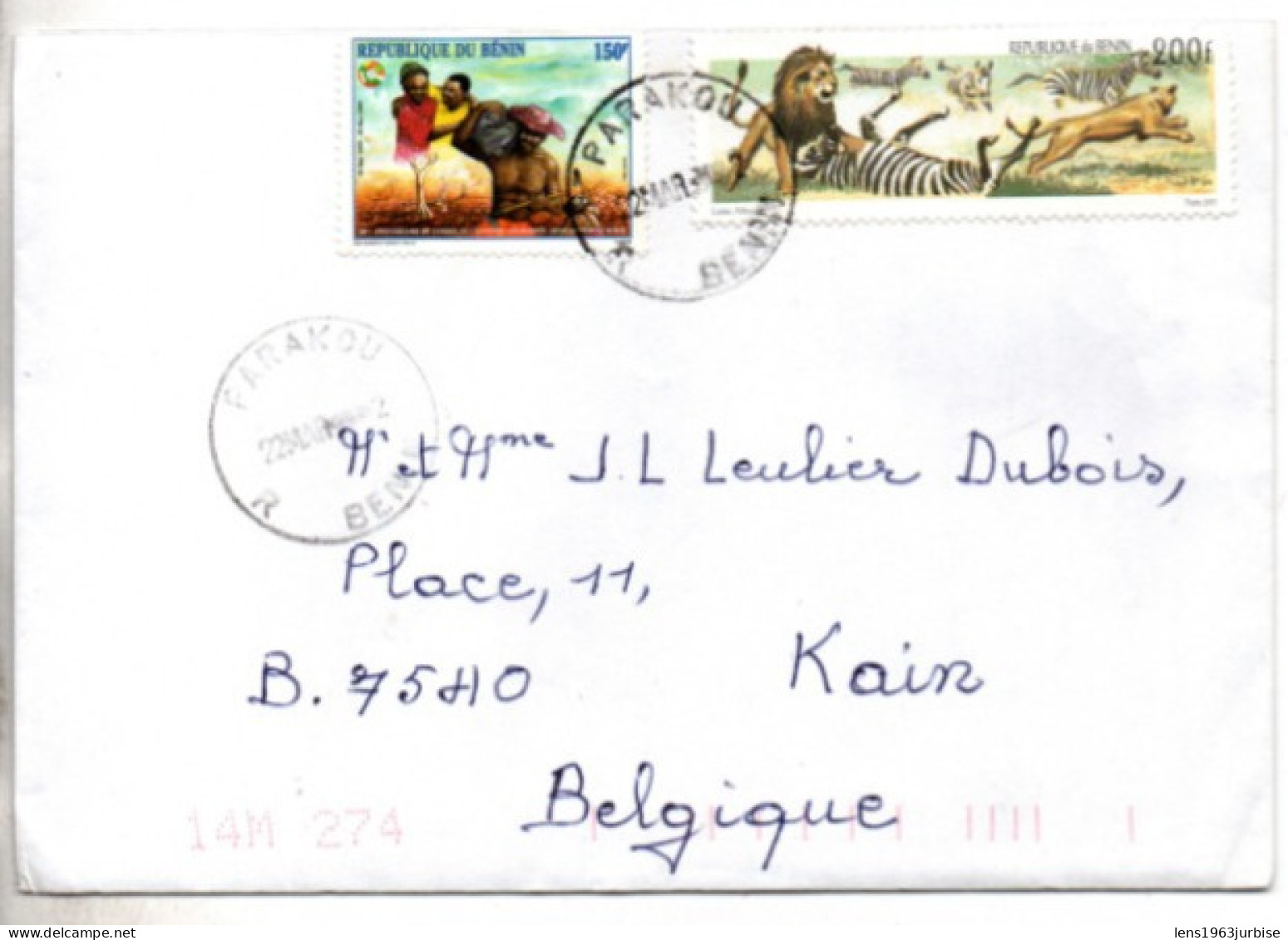 Lettre Avec Timbre , - Benin – Dahomey (1960-...)