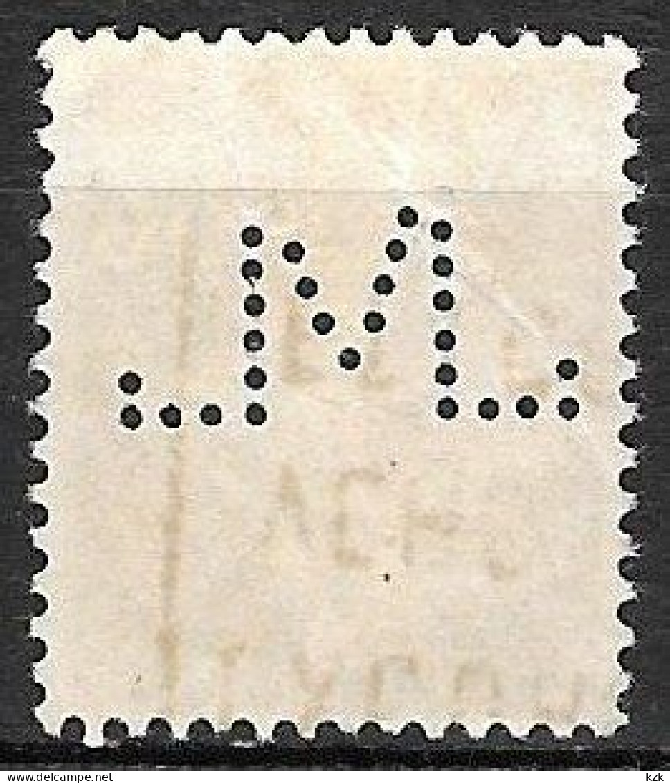 1022	N°	235	Perforé	-	M 7	-	SOCIETE DES MINES DE LENS - Used Stamps