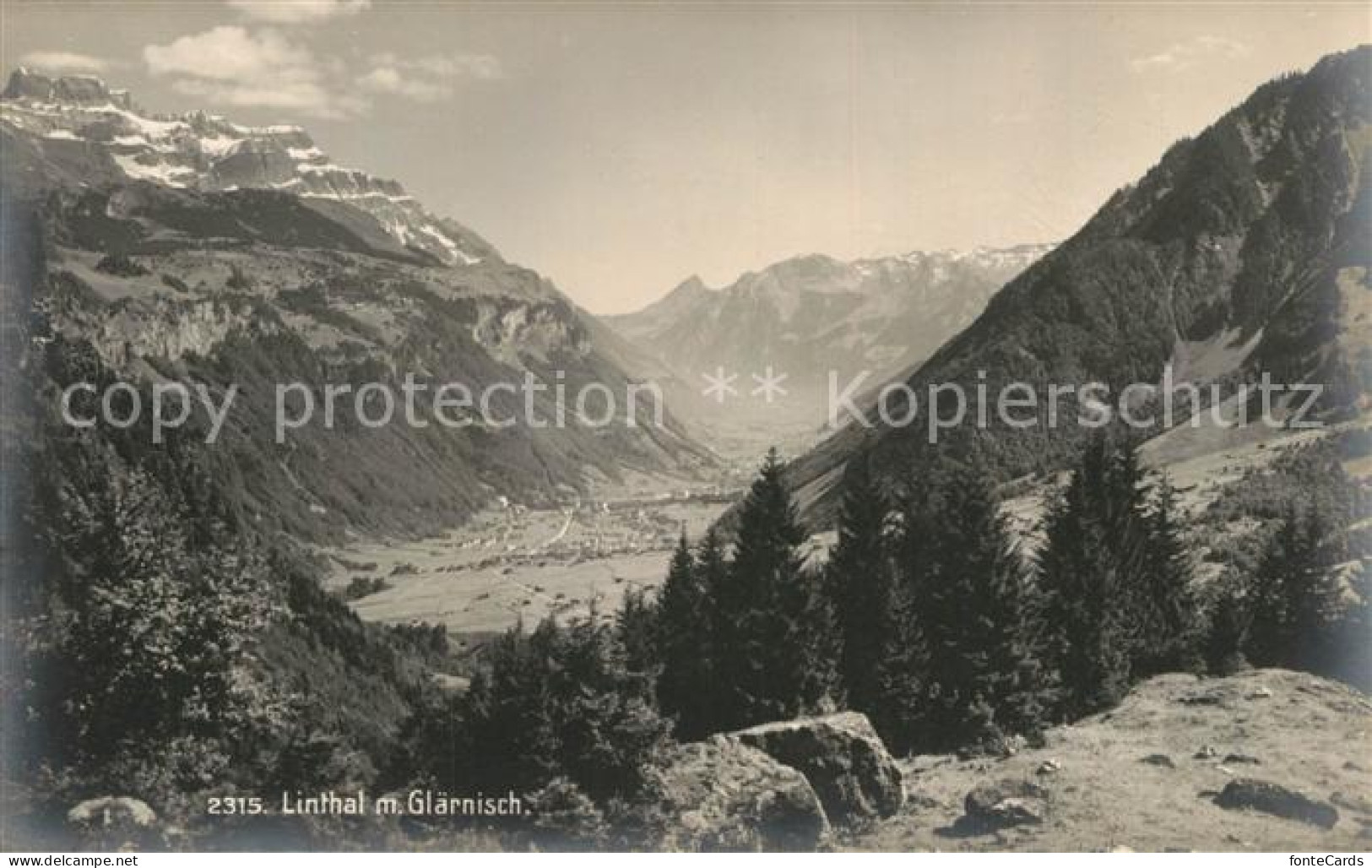 13190078 Linthal Glarus Mit Glaernisch Linthal Glarus - Altri & Non Classificati