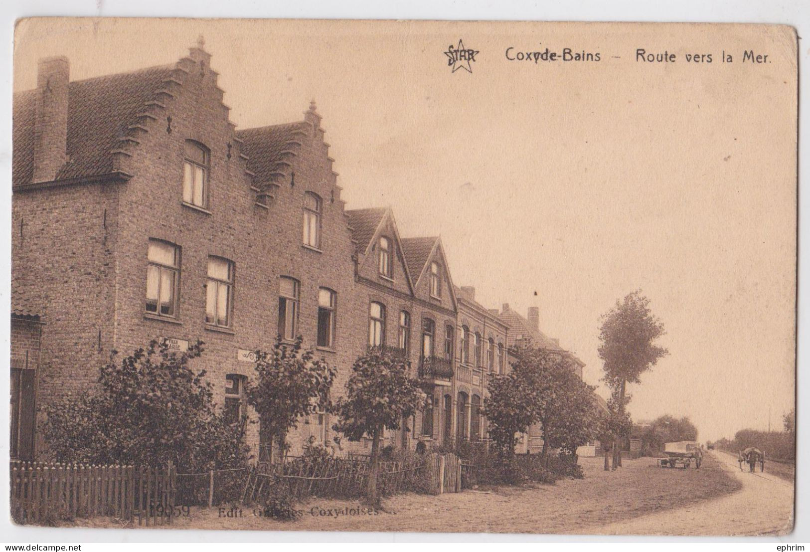 Koksijde Coxyde-Bains Route Vers La Mer Envoi Correspondance Militaire De Graeve Gand - Koksijde