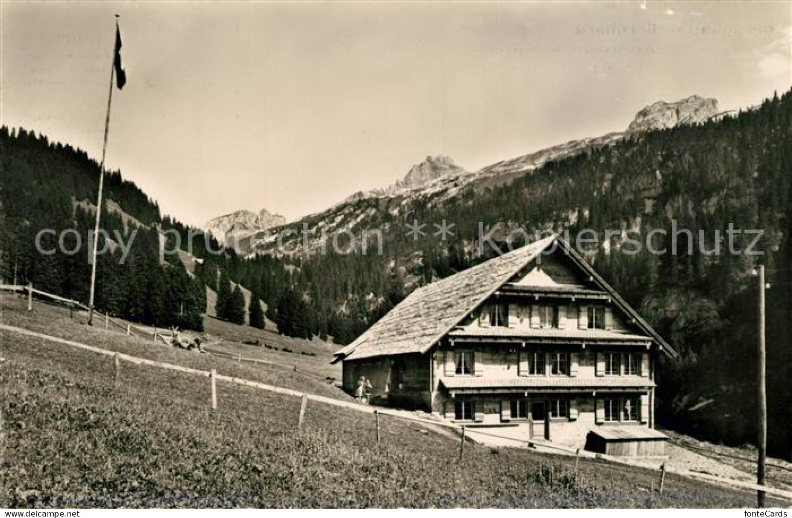 13190060 Riemenstalden Berghaus St Bernhard Alp Kirchrueti Riemenstalden - Sonstige & Ohne Zuordnung