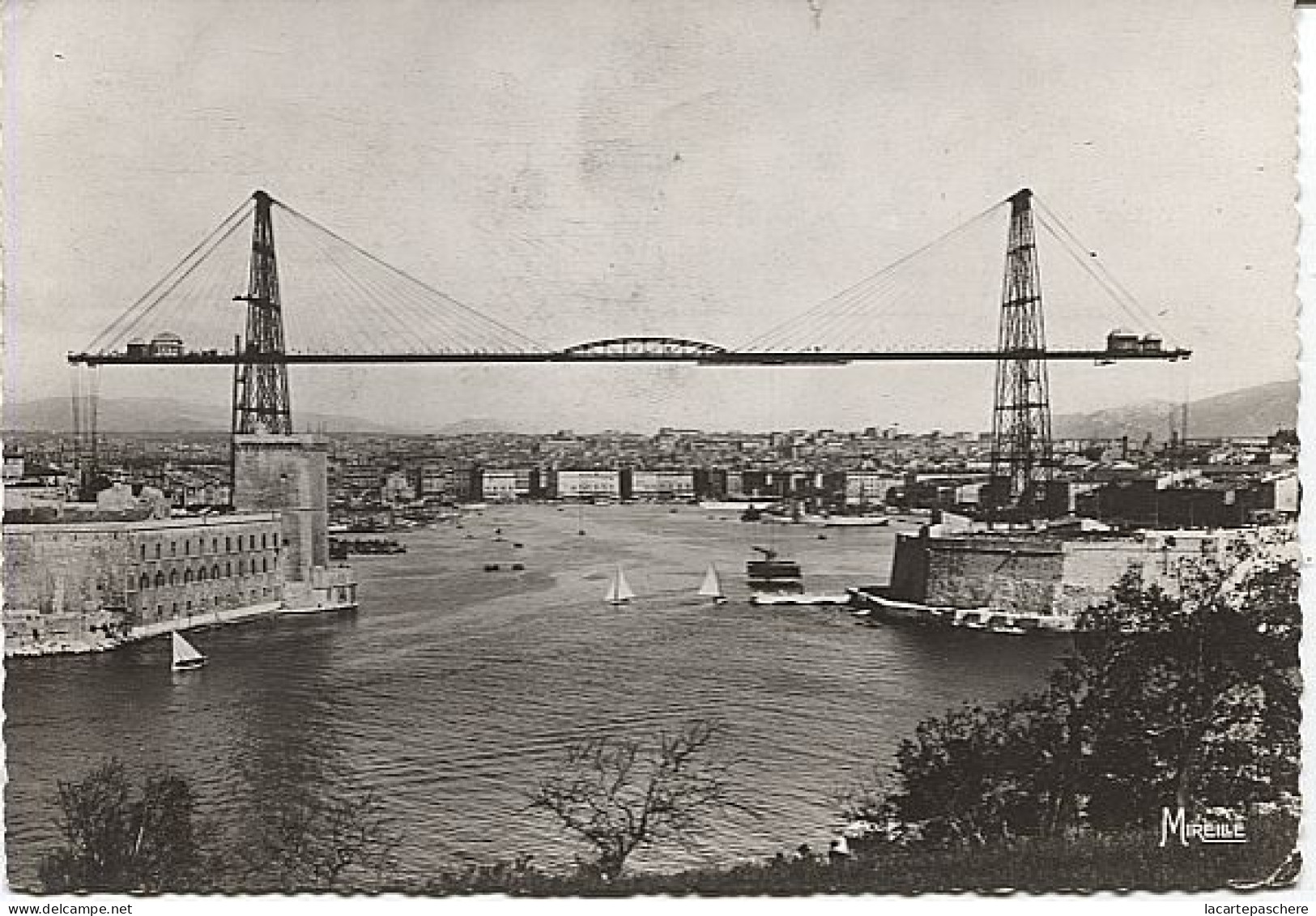 X113898 BOUCHES DU RHONE MARSEILLE LE PONT TRANSBORDEUR  ET LE ??? - Joliette, Zona Portuaria