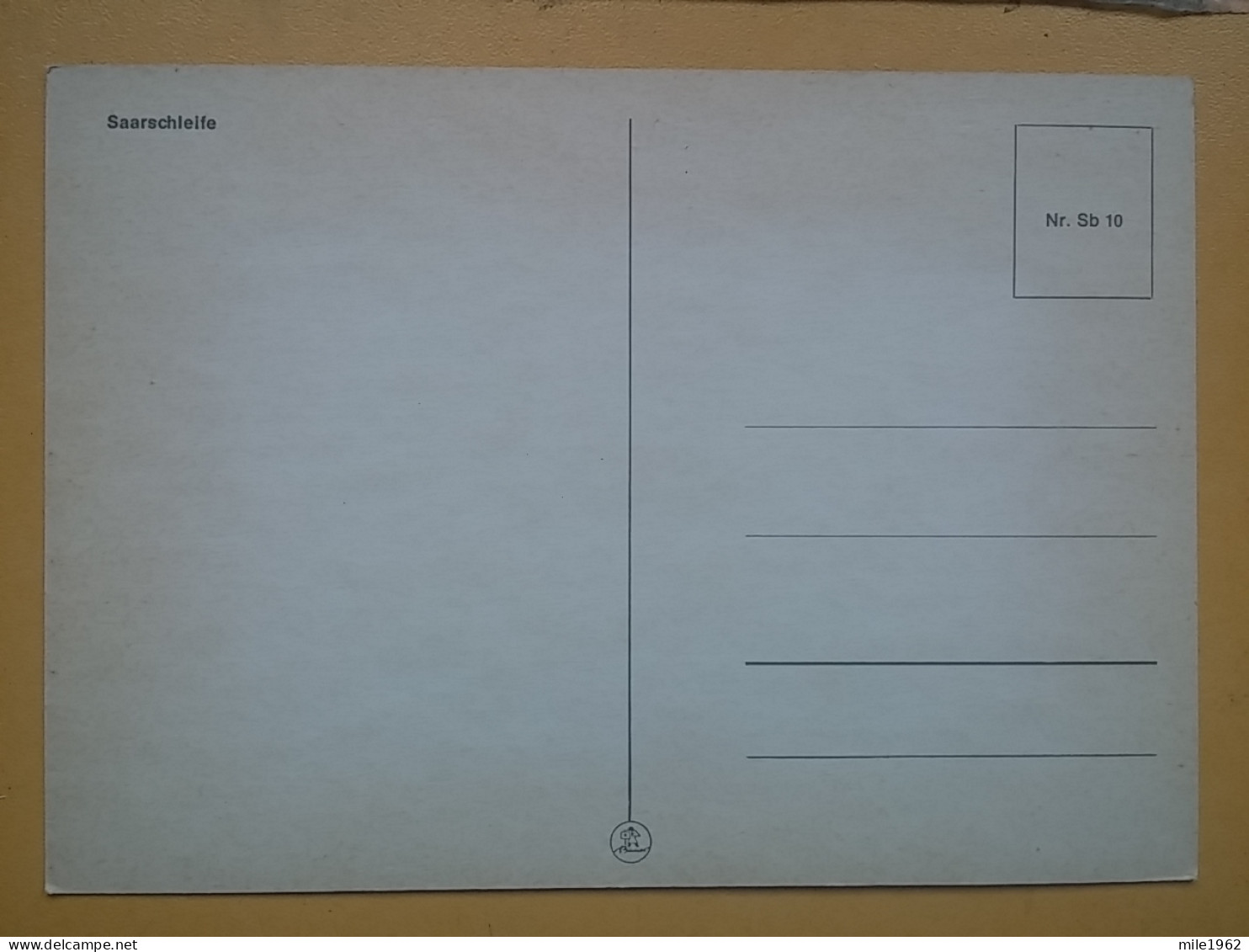 KOV 800-189 - GERMANY, SAARSCHLEIFE - Sonstige & Ohne Zuordnung