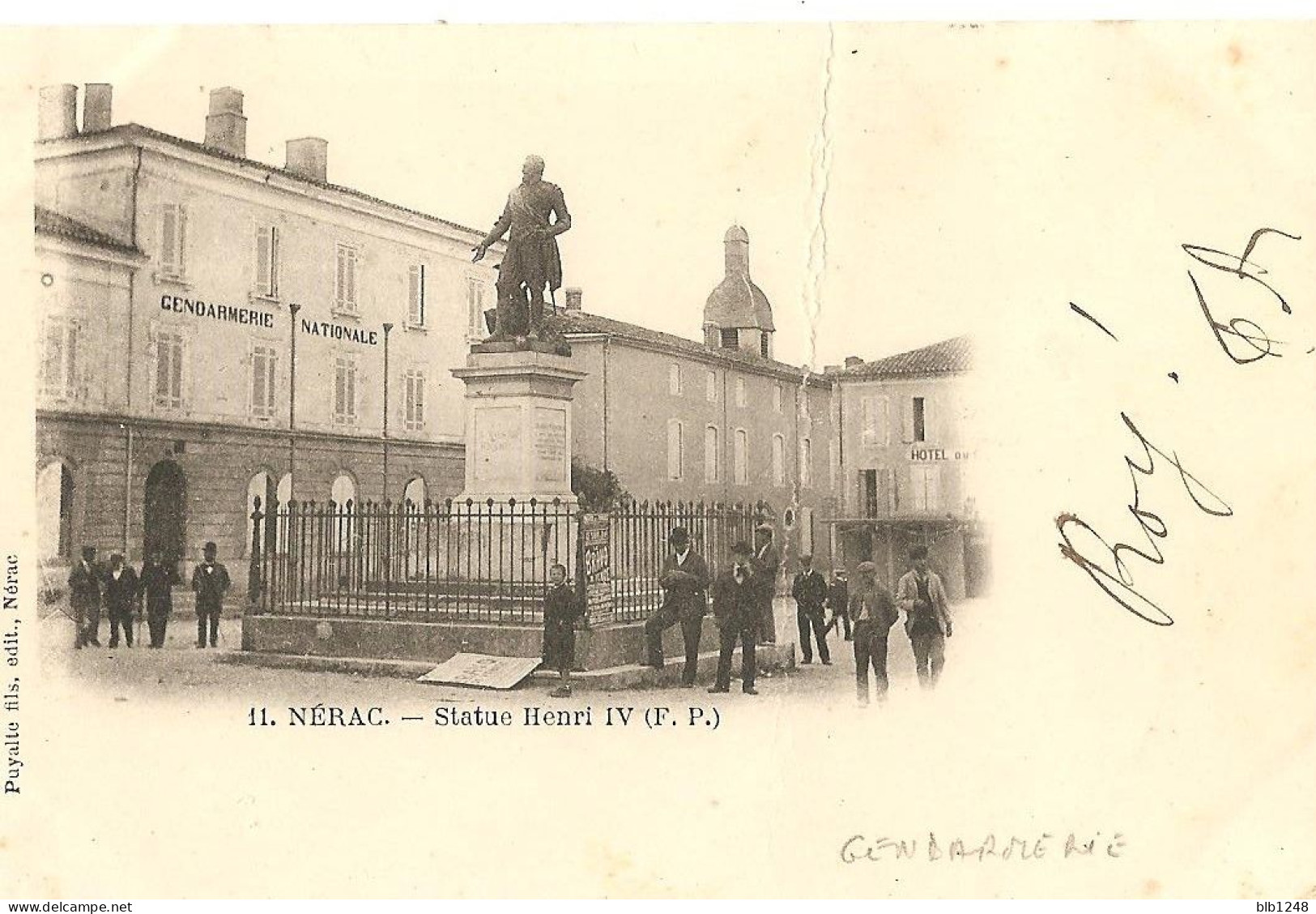 47] Lot Et Garonne > Nerac Statue D' Henri IV Carte Precurseur - Nerac