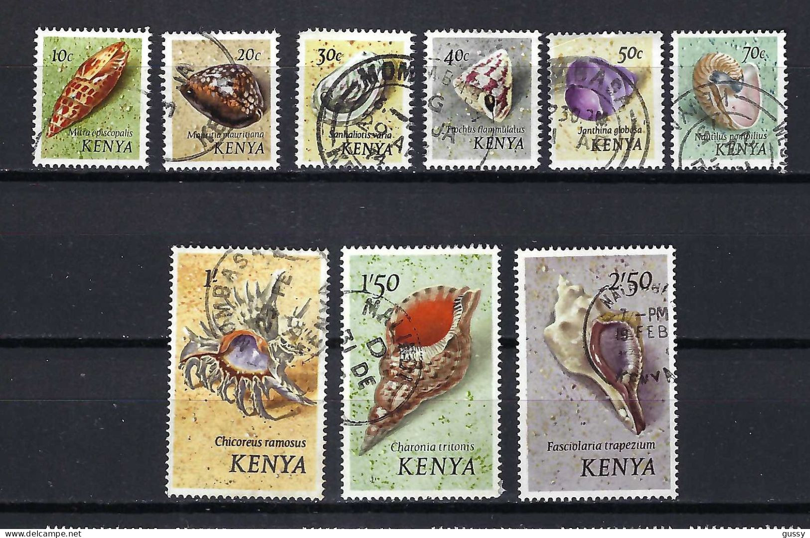 KENYA 1970: Lot D' Obl. "COQUILLAGES" - Kenya (1963-...)