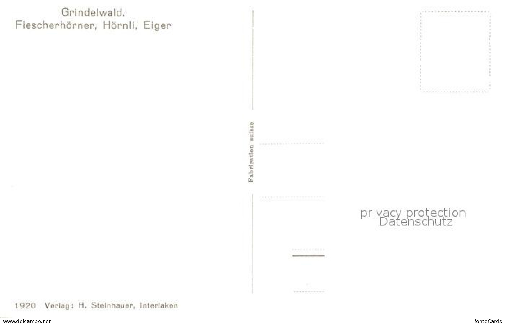 13190033 Grindelwald Fiescherhoerner Hoernli Eiger Grindelwald - Other & Unclassified