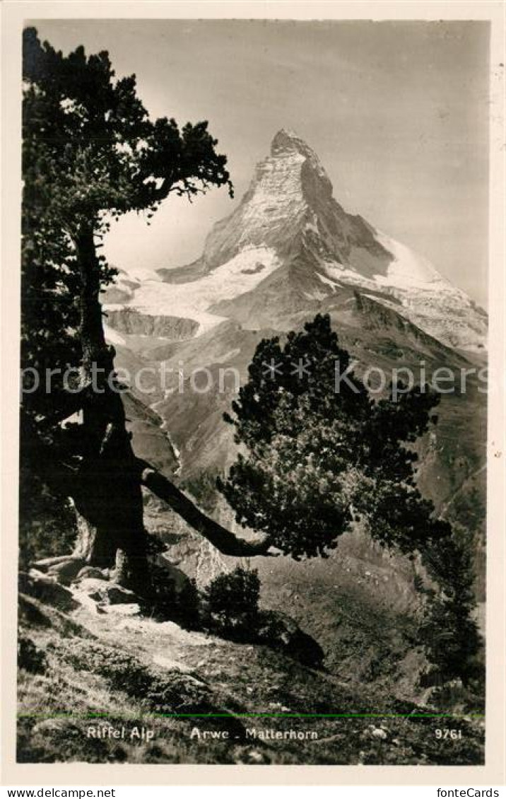 13190010 Zermatt VS Mit Matterhorn Und Riffelalp Zermatt VS - Autres & Non Classés