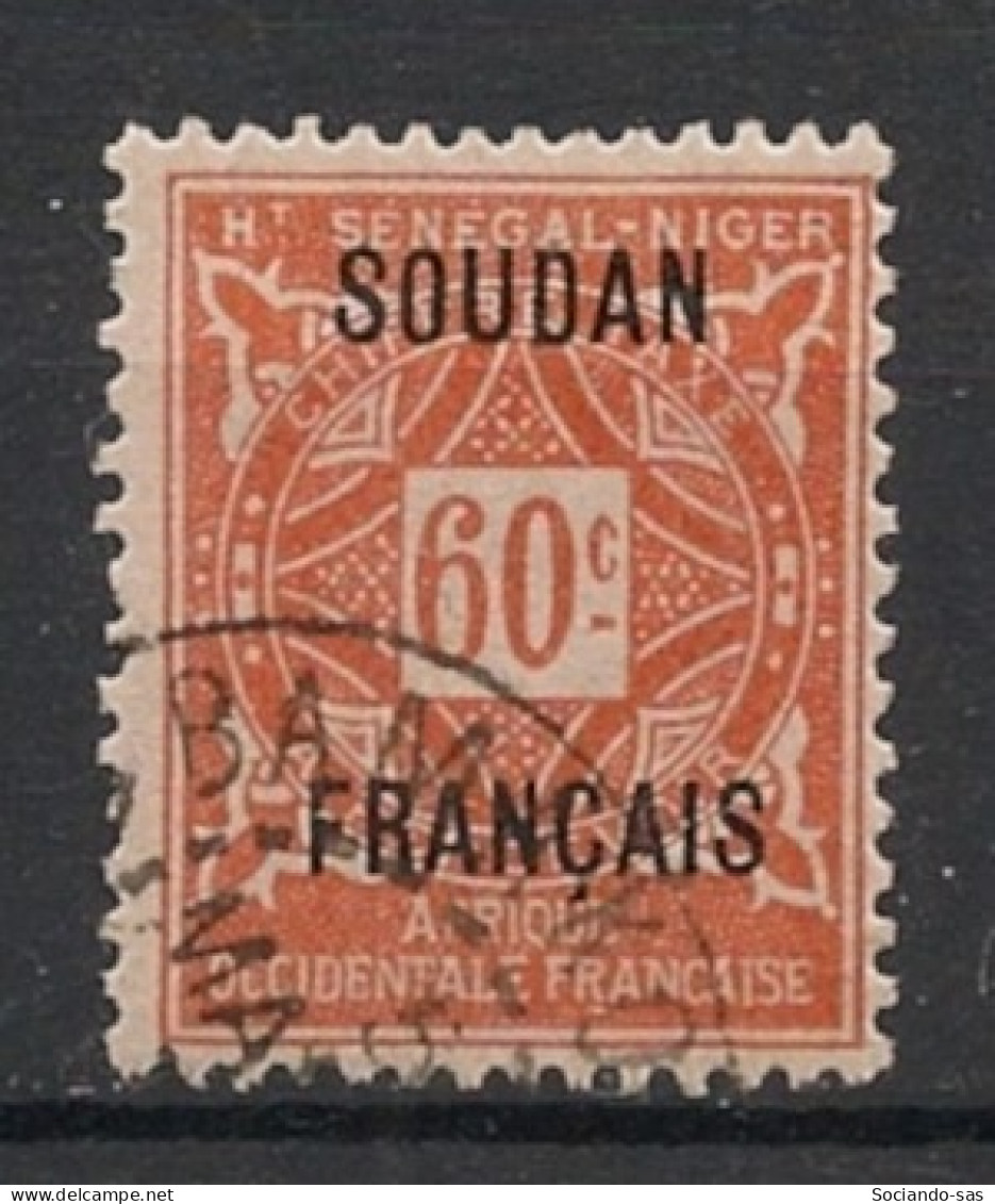 SOUDAN - 1921 - Taxe TT N°YT. 7 - 60c Orange - Oblitéré / Used - Oblitérés