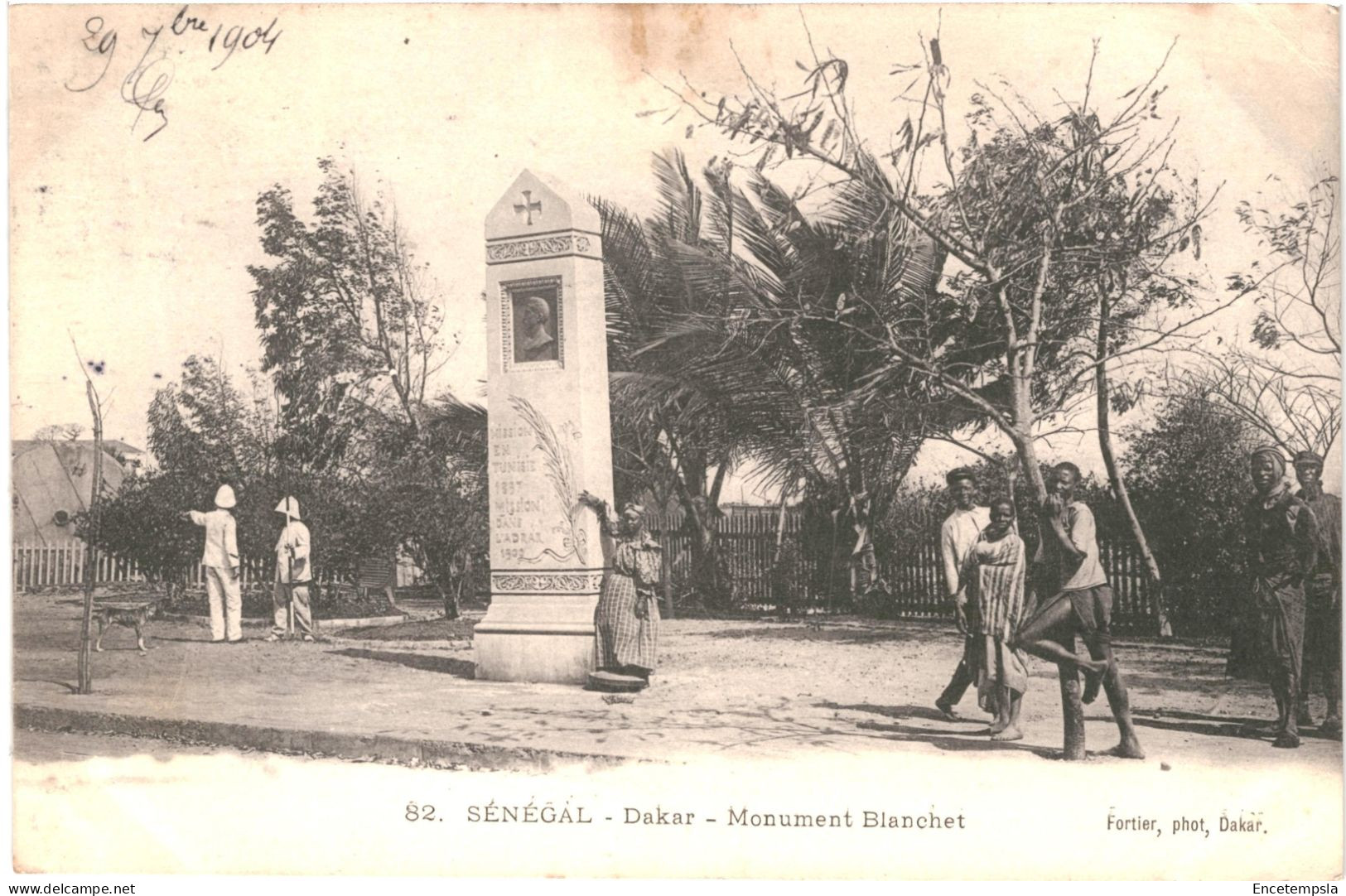 CPA Carte Postale Sénégal Dakar  Monument Blanchet 1904 VM80089ok - Senegal