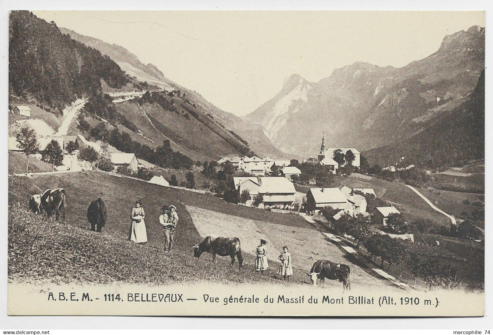 BELLEVAUX VUE GENERALE HAUTE SAVOIE  ABEM 1114 - Bellevaux