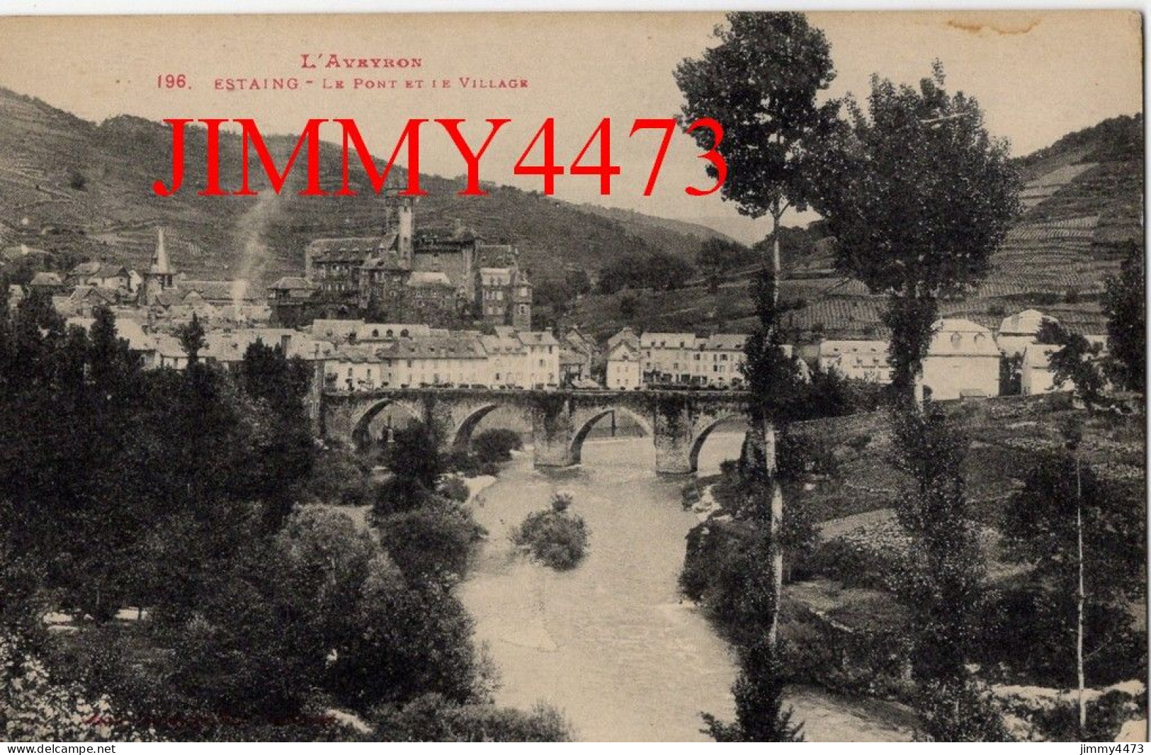 CPA - ESTAING - Le Pont Et Le Village ( Arr. Argeles Gazost ) N° 196 - L F - Toulouse - Argeles Gazost