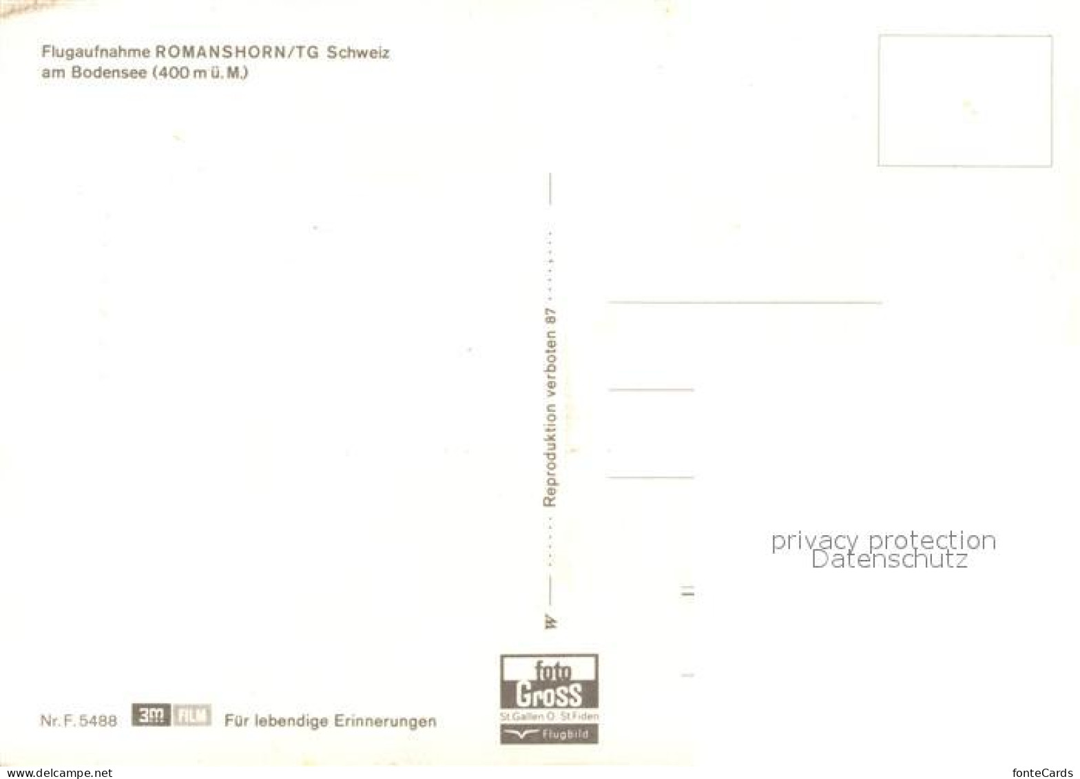 13187413 Romanshorn TG Fliegeraufnahme Romanshorn TG - Other & Unclassified