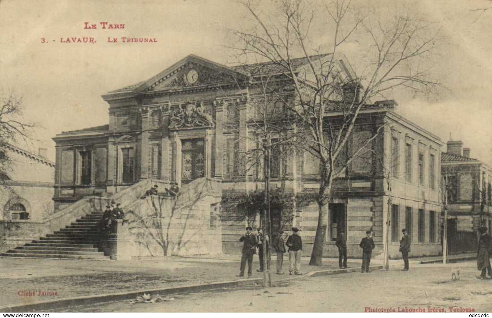 Le Tarn LAVAUR  Le Tribunal Animée Labouche RV - Lavaur